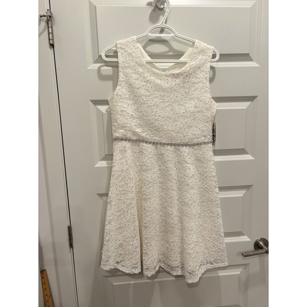 Speechless Ivory Lace‎ Party Dress Kids Size 16.5